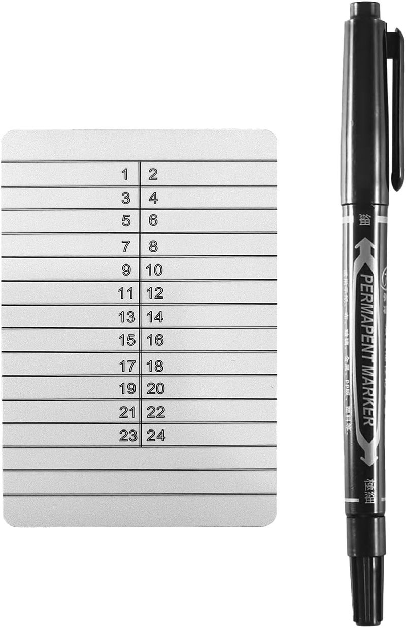 Btcdove Seed Phrase Storage – 25 PVC Backup Cards with 3 Dual-Tip Permanent Markers(One Tip Ultrafine) – Secure & Waterproof Crypto Wallet Recovery Solution for Bitcoin, Ethereum & All Crypto Wallets - Image 1